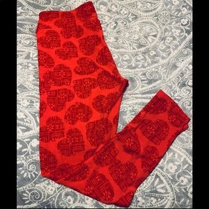 LuLaRoe Heart Leggings (T&C)